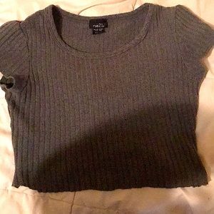 rue 21 crop top camo, forever 21 trouble maker top